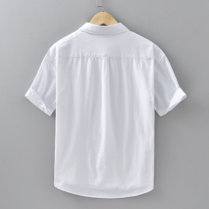 Short-sleeved Cotton Shirt