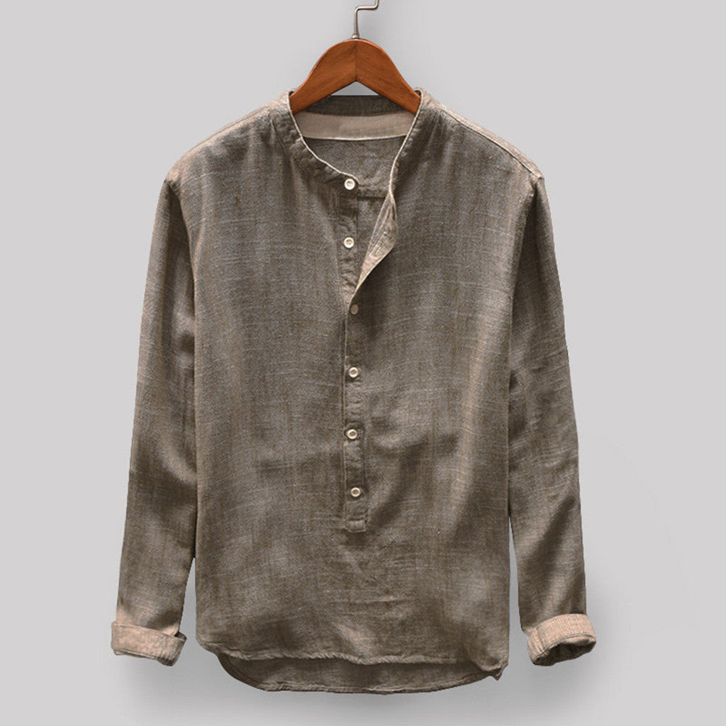 Cotton & Linen Men’s Casual Shirt