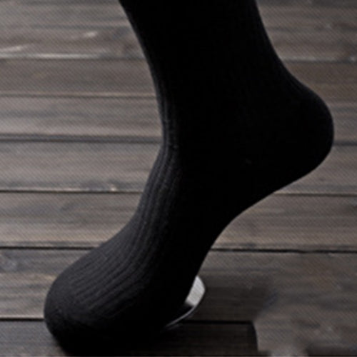 Men's Comfortable Pinstripe Cotton Simple Tube Socks