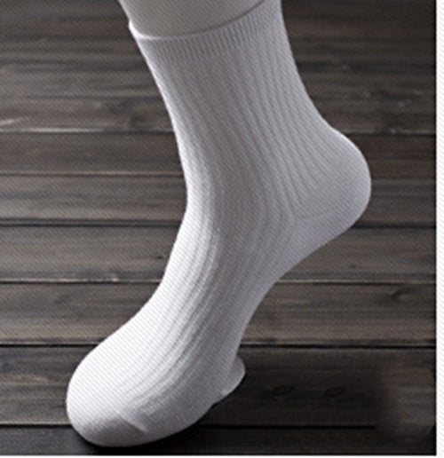 Men's Comfortable Pinstripe Cotton Simple Tube Socks