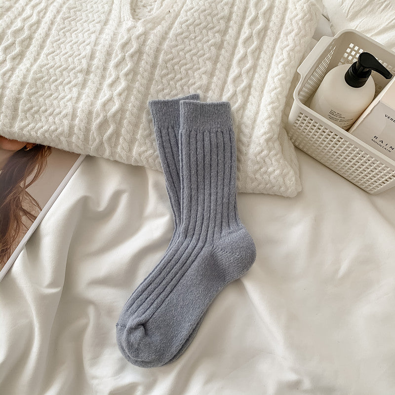 Women's Warm Wool Socks Fleece-lined