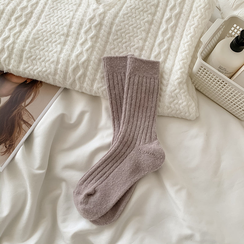 Women's Warm Wool Socks Fleece-lined