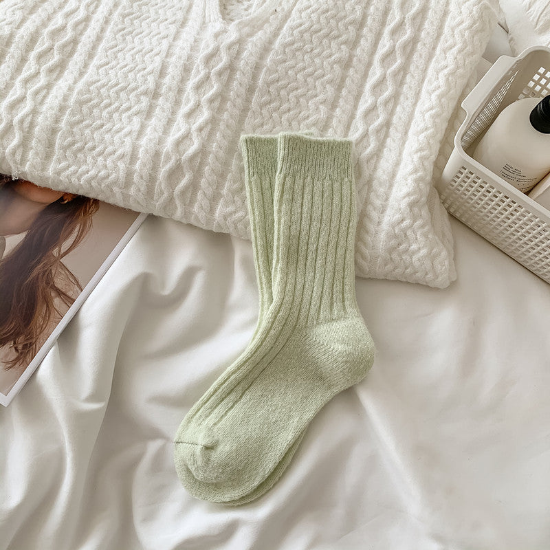 Women's Warm Wool Socks Fleece-lined