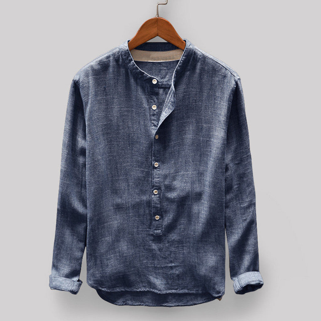 Cotton & Linen Men’s Casual Shirt