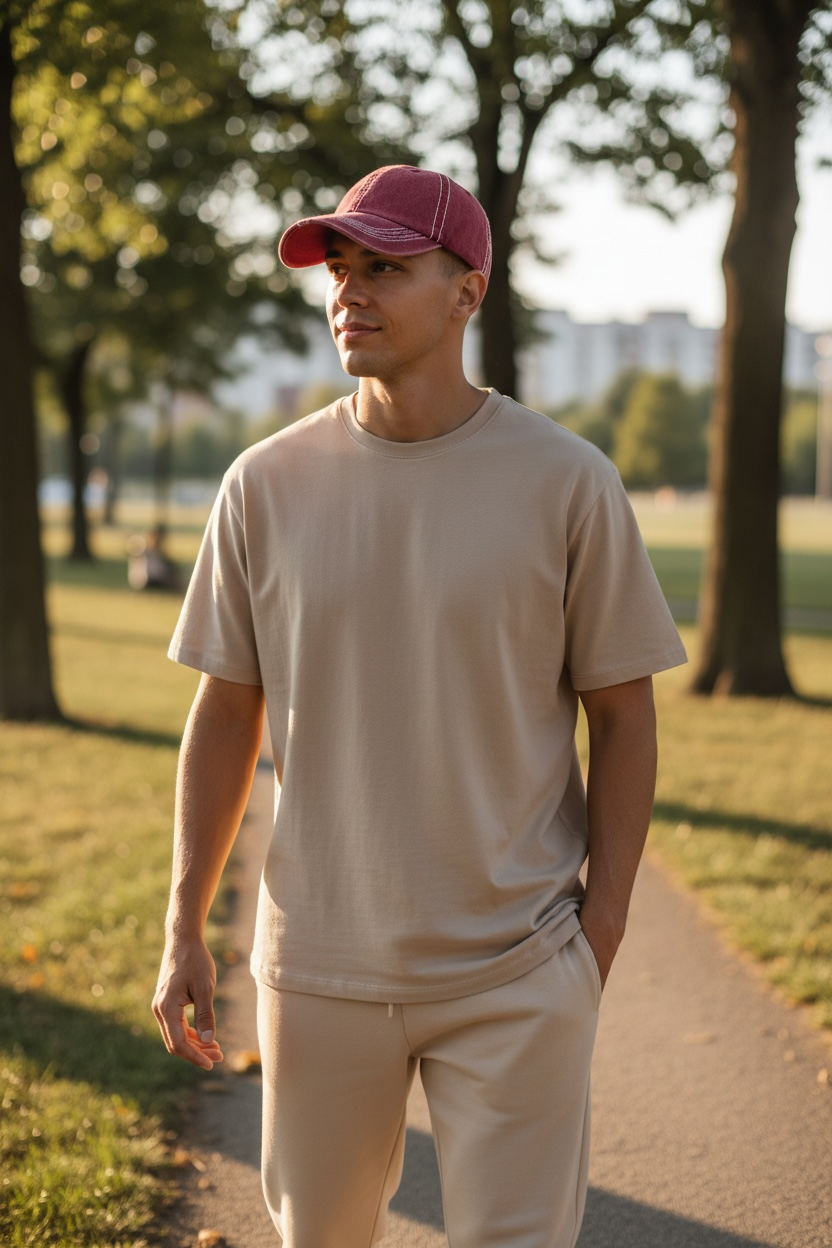 Pure Cotton Solid Color Washed Baseball Hat