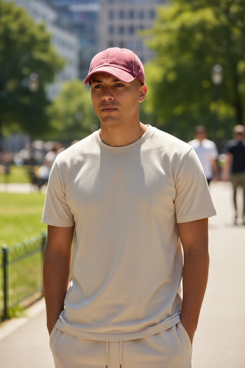 Pure Cotton Solid Color Washed Baseball Hat