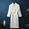 Pure Cotton Long Waffle Bathrobe