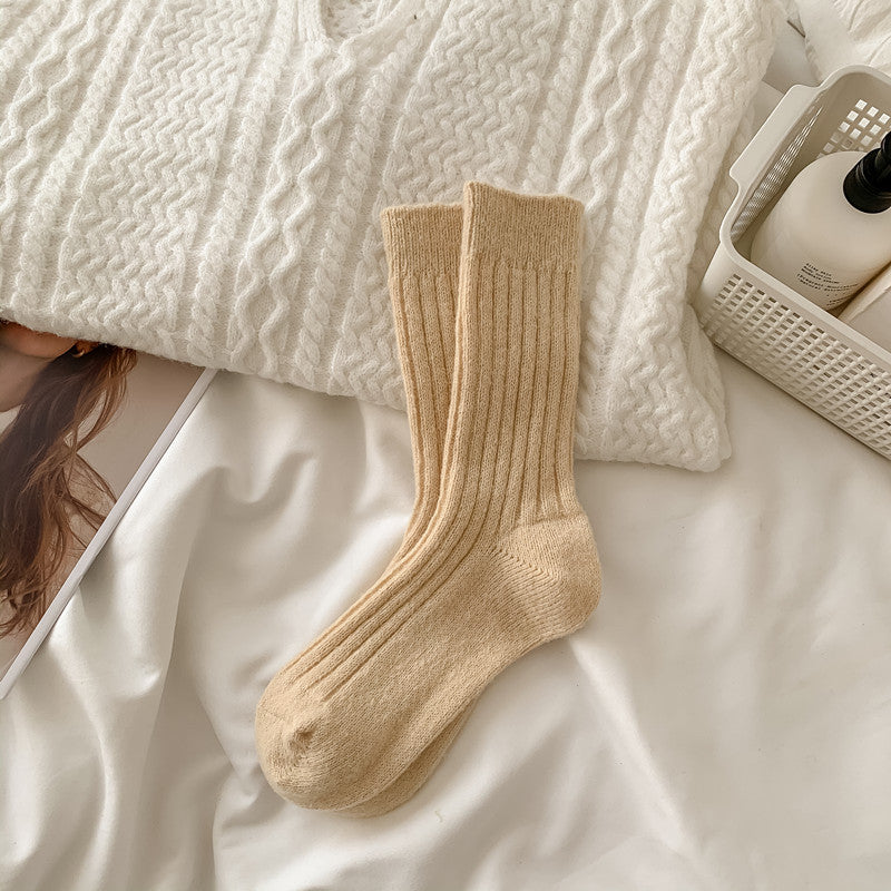 Women's Warm Wool Socks Fleece-lined