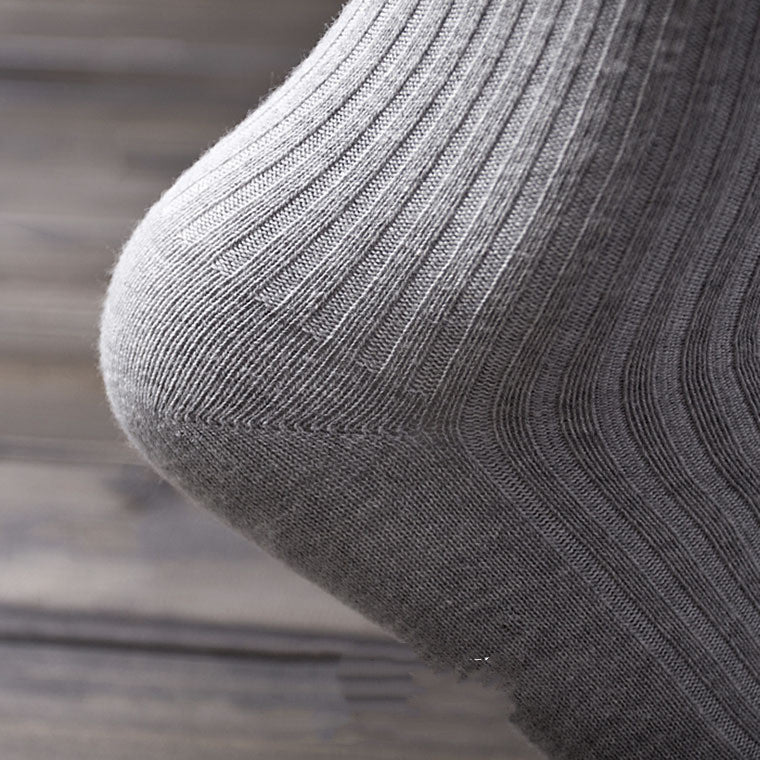 Men's Comfortable Pinstripe Cotton Simple Tube Socks