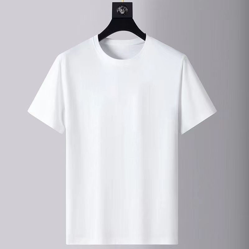 Cotton Short-sleeved T-shirt Round Neck