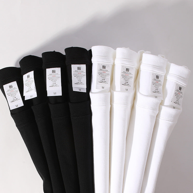 Cotton Short-sleeved T-shirt Round Neck